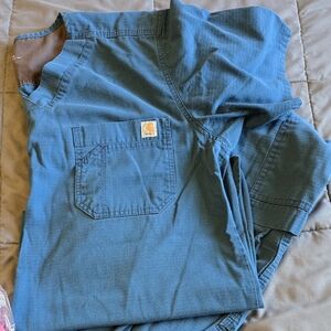 Carhartt Teal Unisex Scrub Pants